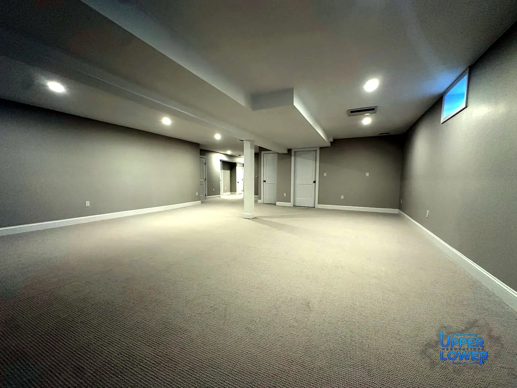 Masonry reinforcement and basement structural framing
